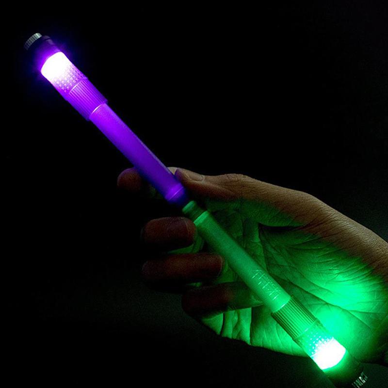 Protiskluzová Pohodlná Tužka Flash Rotující Herní Gelová Pera s LED Bleskem