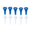 5pcs Golfing Tees Height Adjustable Stable Blue Golfing Plastic Tees for Golfing Practices