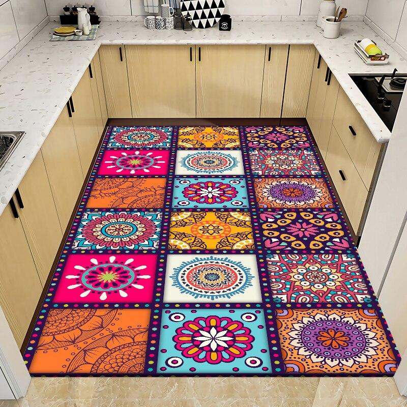 Mandala Style Series Carpets Rugs for Living Room Bedroom Decorative,Doormat Kitchen Bathroom Non-slip Floor Mats Area Rug Gifts