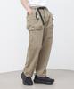 MODERMENT [Nylon] Belted Tech Cargo String Pants [Beige]