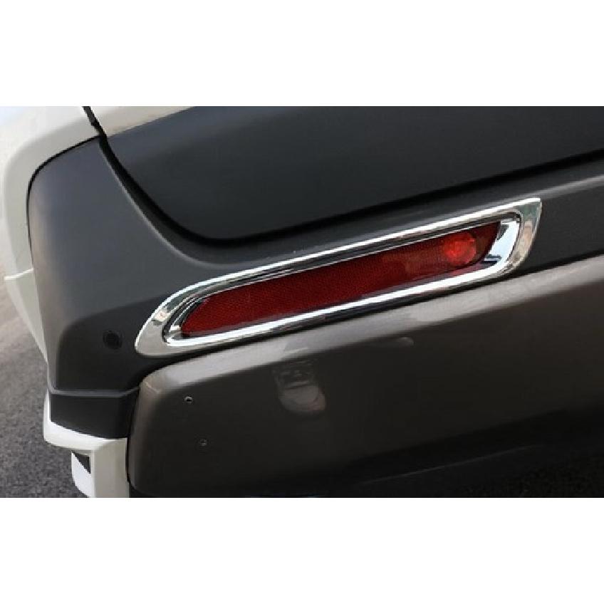 For Toyota RAV4 2019-2025 Chrome Rear Bumper Fog Light Decor Frame Frame Trim