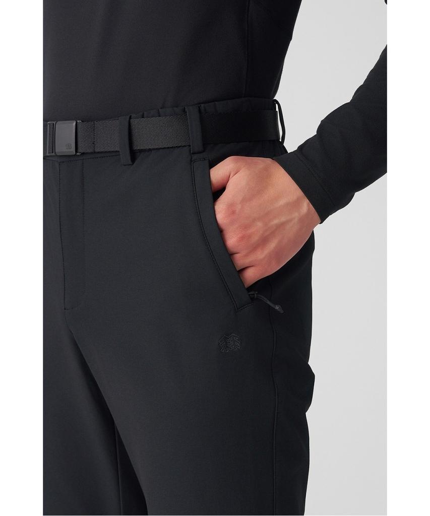 Koolongseupocheu Men'S Slim Fit Standard No-Tuck Pants Jwpnx26141Blk