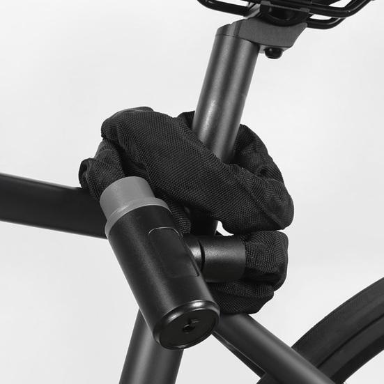 Bicycle Chain Lock with 2 Keys Long Heavy Duty Waterproof Universal MTB Road Mountain Bike Anti-Theft Security Lock Bike