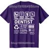 Male Tshirt Doctor Artist Equal Dentist Definition Noun Funny Shirt Euro Size T Shirt Fashion Tshirt Streetwear Camisetas