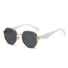 Fashion Polygonal Metal Frame Sunglasses Men Luxury Brand Designer Decorative Sun Glasses New Retro Sunglasses Women Uv400