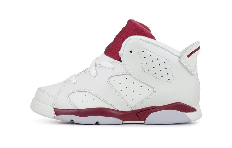 Jordan Air Jordan 6 High top Toddler Shoes Enchanted Red Infant And Toddler 384667-116 22