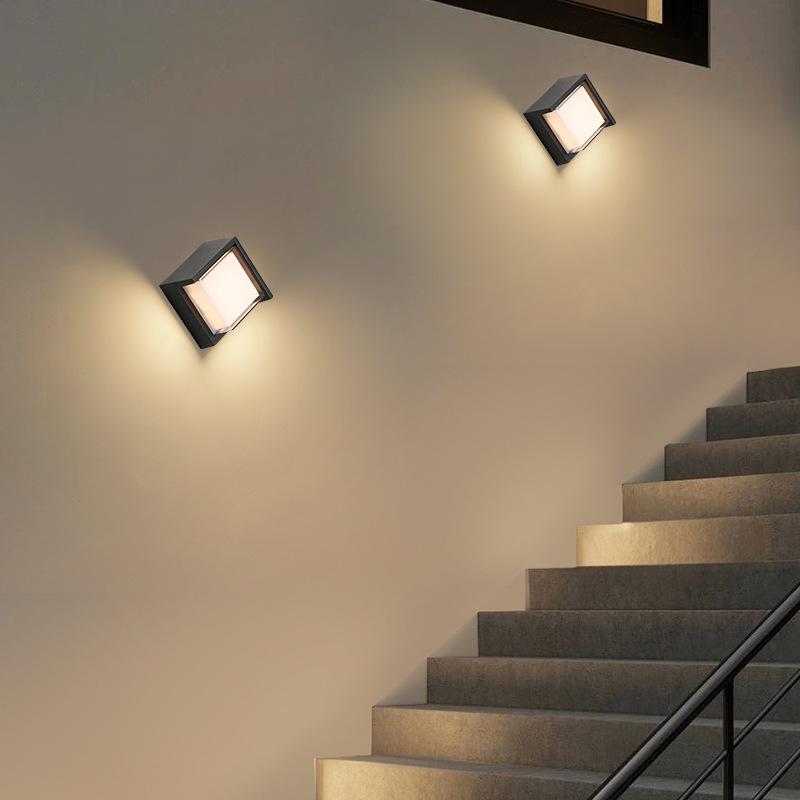 LED Waterproof Outdoor Wall Light for Balcony, Corridor, Courtyard, and Garden
