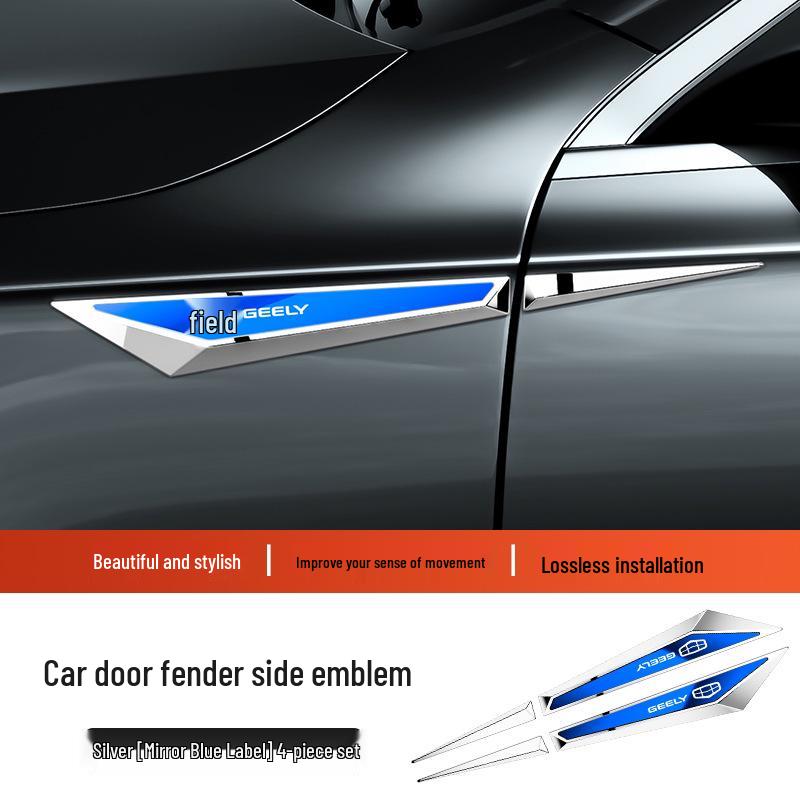 Geely Xingrui Binrui Boyue Pro Emgrand GL Car Fender Emblem Sticker