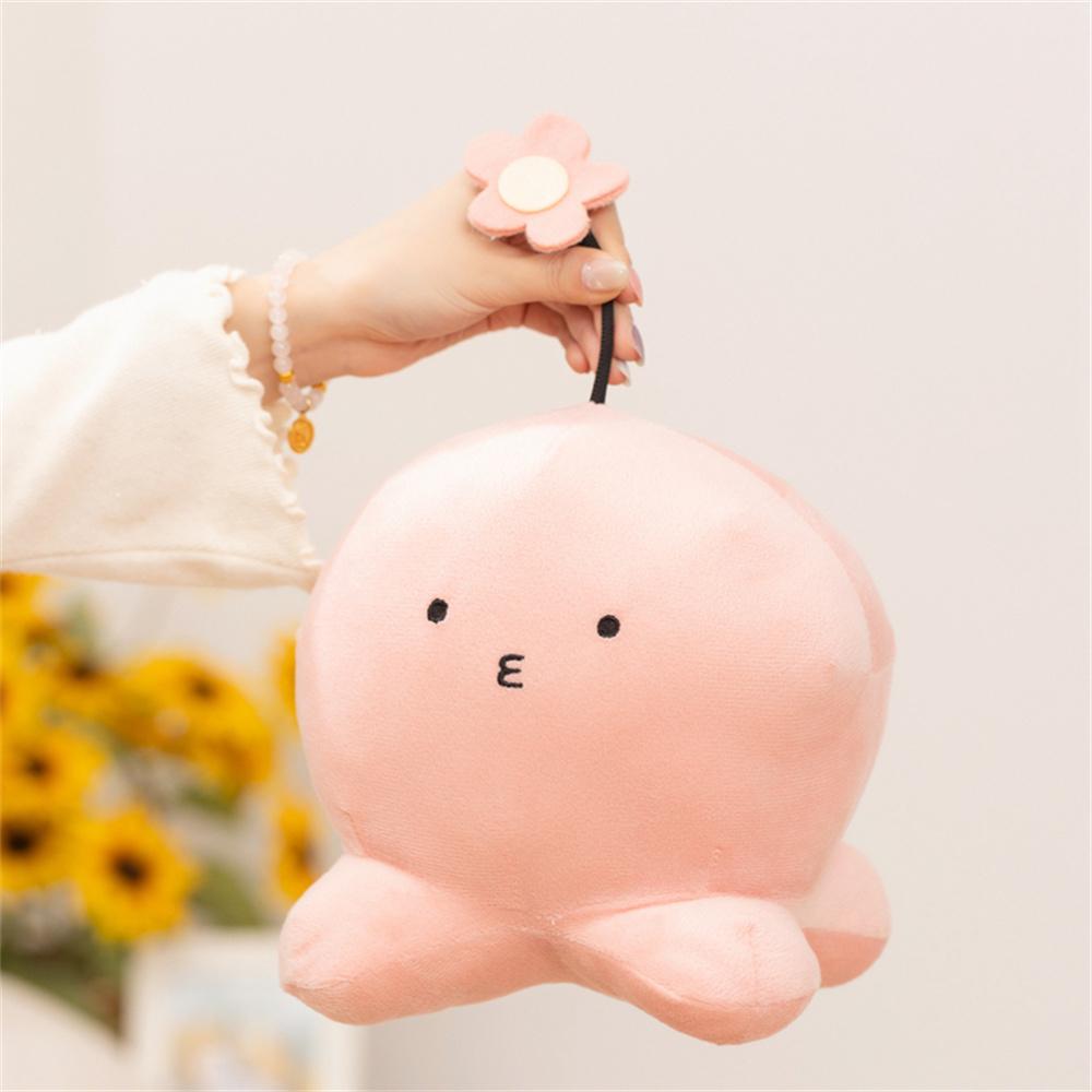 Takopi Plush Toy Cute Pink Plush Doll For Girls Tsundere Expression Kawaii Animal Dolls Birthday Gift Pendant Christmas Gifts