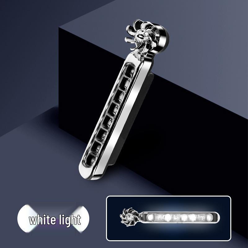 Wind-Powered LED Car Daytime Running Lights with Wireless Strobe