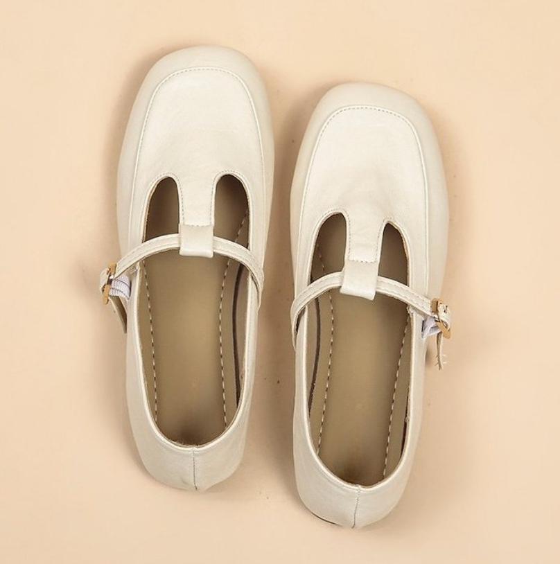 Fashion Fashion Women Ballet Dance Slip On Cross Strap Flat Low Heels Spring Autumn Dress Shallow Mary Jane Shoes Women's Loafers