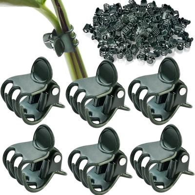 Plant Orchid Clips Garden Plant Support Clip Plastic Flower Vine Clips for Supporting Stems Vines Stalks Climbing Plant Grow Upright
