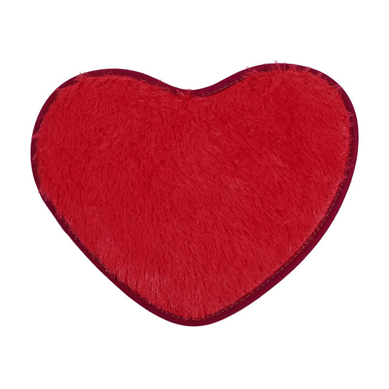 Heart Shaped Rugs Soft Non Slip Doormat Washable Water Absorbent Rugs for Home Entrance Bathroom Shower Floor Decor
