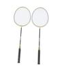 Alloy Badminton Rackets Set of 2 Adults Teenager Lightweight Badminton Racquets with Bag for Entertainment Training