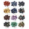 20pcs Polished Mineral Stones Eggs Mini Tumbled Stone Set Easter Eggs Decorations top sale