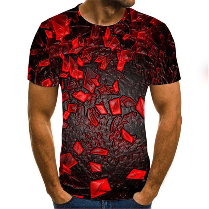 3d Men Vortex Psychedelic Printed Tshirts Hip Hop Short Sleeve Tee Tops Shirts
