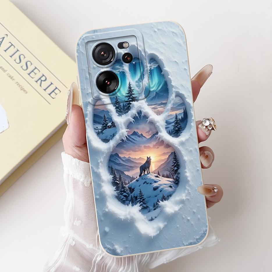 For Xiaomi 13T Pro Case Cool Fashion Machine Painted Cover Soft TPU Matte Phone Case For Xiaomi Mi 13T Pro Mi13T 13TPro 5G Shell
