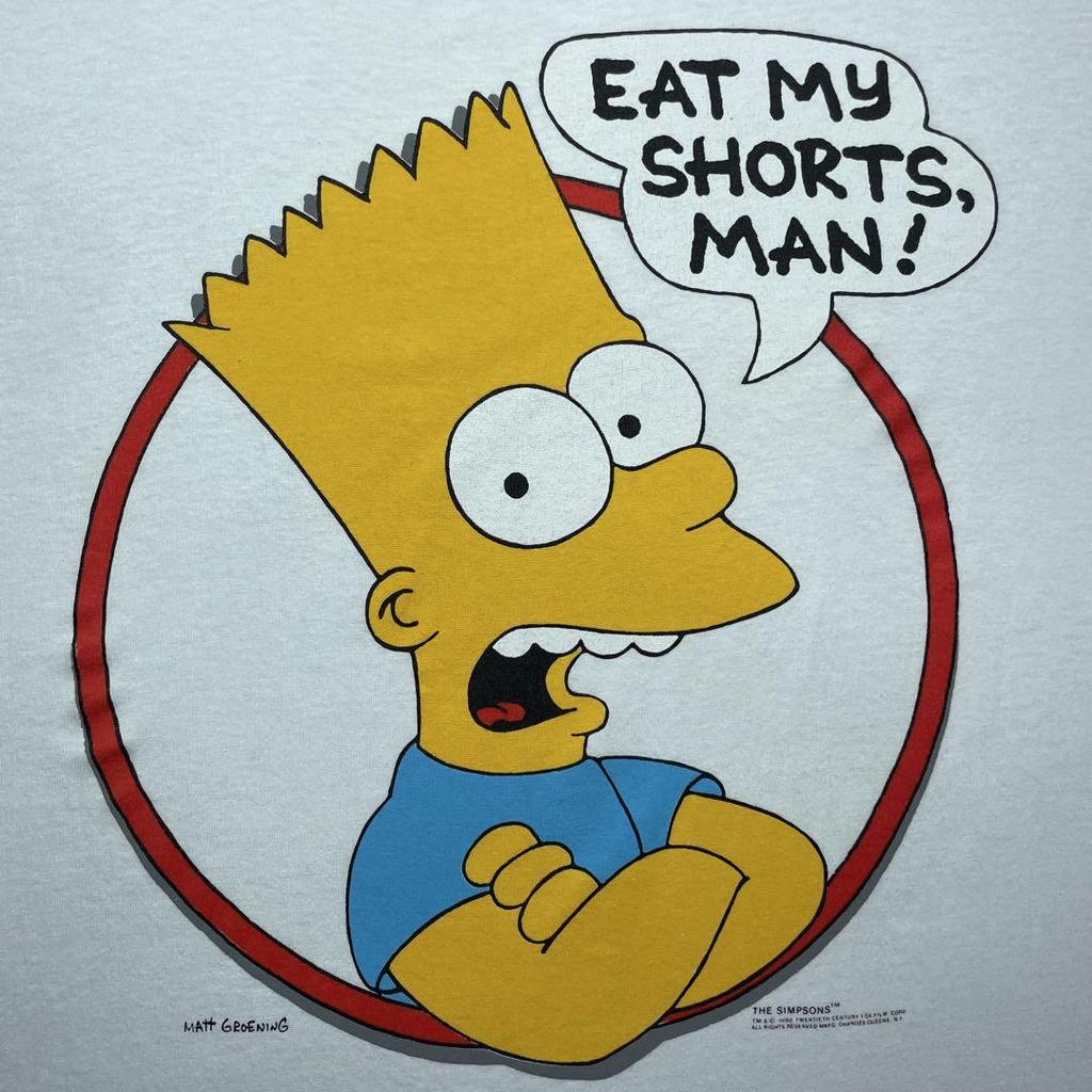 [USED] Vintage Simpsons Itchy & Scratchy Anime T-shirt