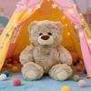 Cute Teddy Bear Plush Toy, Soft Stuffed Animal Doll for Kids Girls, Huggable Fluffy Gift Valentine Birthday, Nursery Home Decor