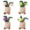 Creative Plant Pot With Cake Mushroom And Tulip Design