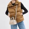 Coach Mini Borsa a Tracolla Rowan Tela Firma Donna Piccola Boston Cuscino Borsa a Mano Tracolla Staccabile Moda Donna Regalo CW329-IMXDM