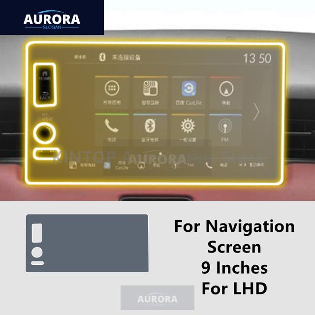 For HONDA HR-V/VEZEL 21-22 Car Interior Center Console Transparent TPU Protective Film Anti-scratch Repair Film Accessory Refit