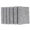 PVC Heat Insulated Pad Table Mat for Home Hotel Restaurant 6Pcs Skid Resistance