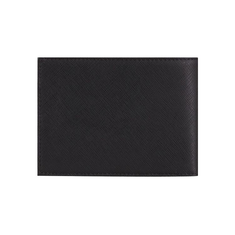 Emporio Armani Classic Short Eagle Logo Three-In-One Foldable Polyester Wallet Men wallet Black Y4R165-Y138E-81072