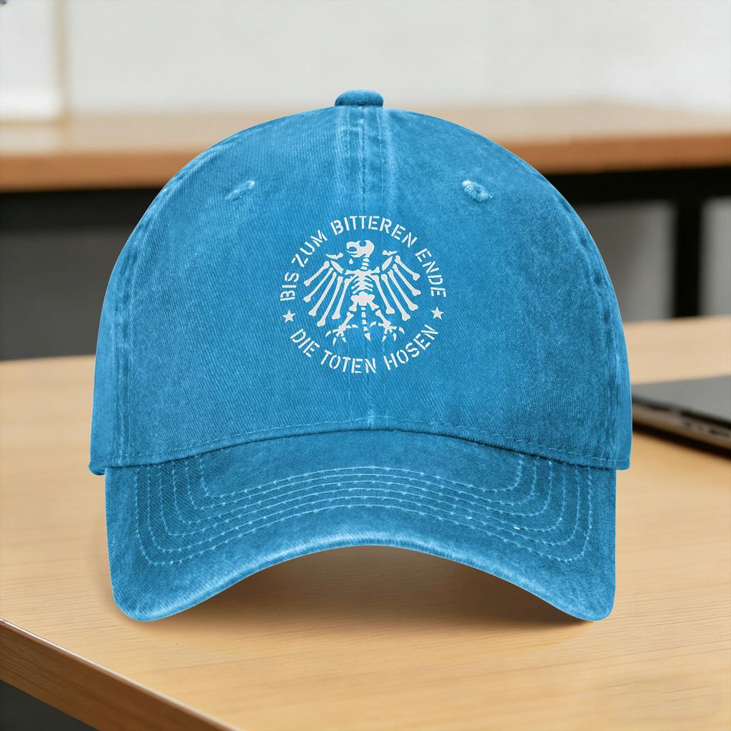 Zum Bitteren Ende Die Toten Hosen Casual Baseball Cap Summer  Trucker Hat Breathable Unisex Women Yk Cute Baseball Caps