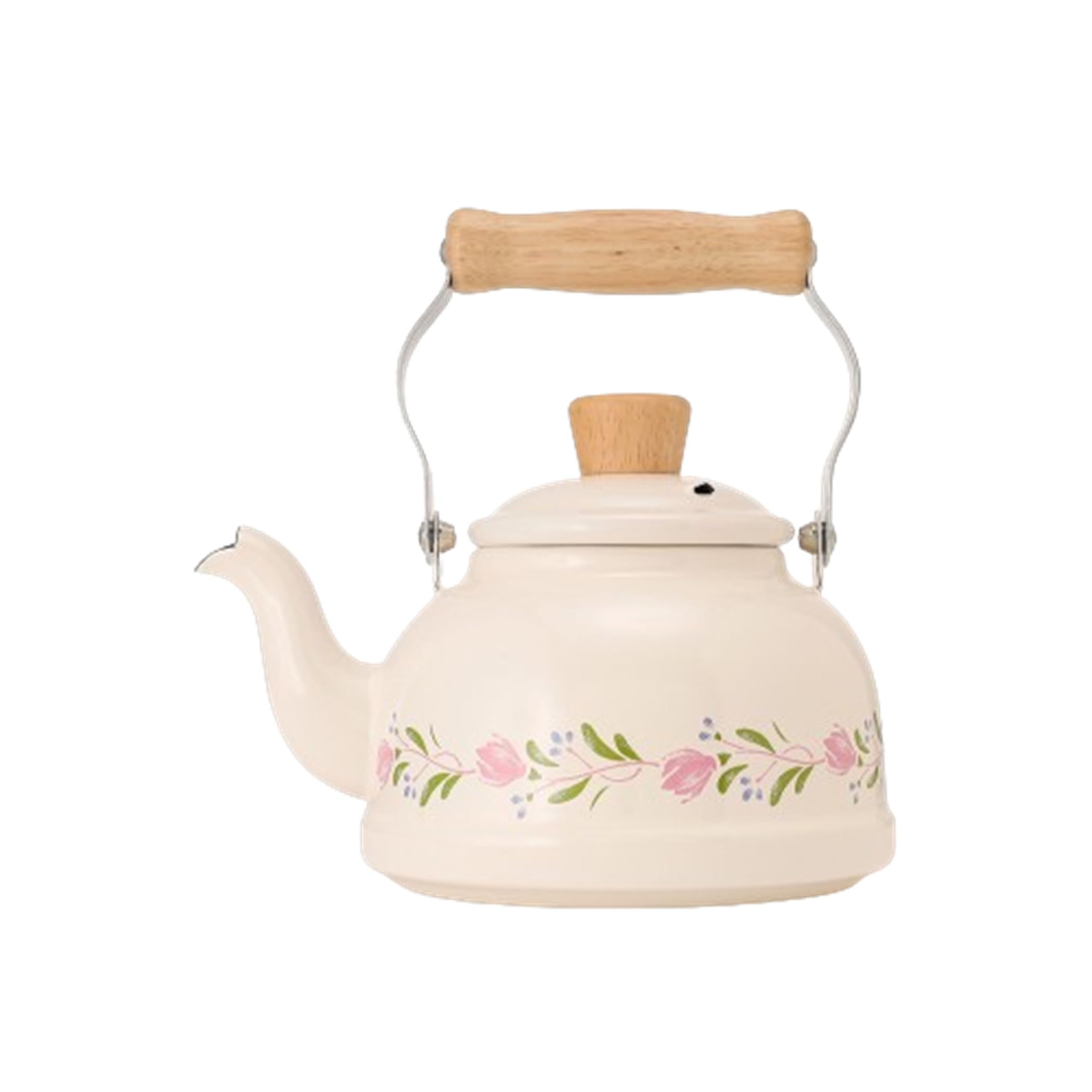 

Tea AfternoonTea LIVING Kettle JD55 Elitage Fleur Enamel Kettle Ivory [Afternoon Living] слонова кістка
