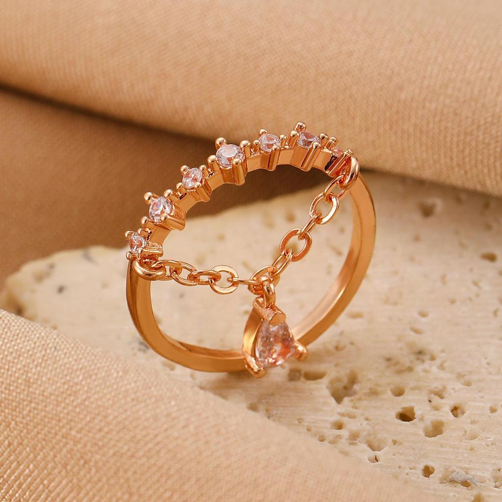 High-End Cross-Border Fashion Bow Ring for Women - European & American Style Open Index Finger Accessory