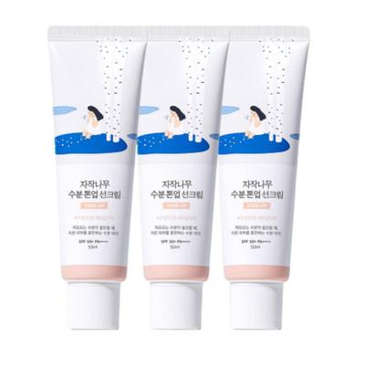 Birkenwasser Feuchtigkeitsspendende Tone-Up Sonnencreme 50ml (SPF50+ PA++++) [3er-Set]