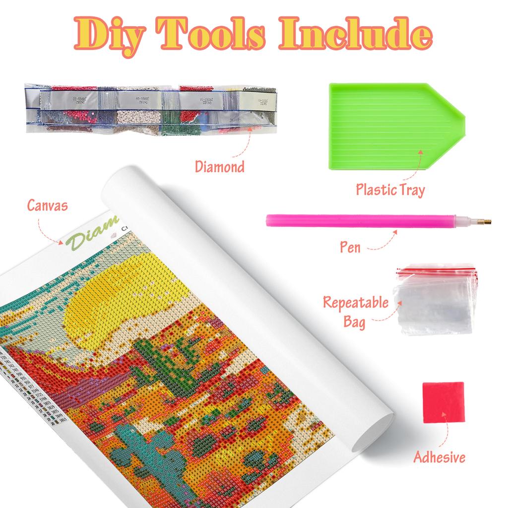 Diy 5d Fantasy Women Diamond Painting Art  Earth Full Round Drills Mosaic Cross Stitch Wall Decor