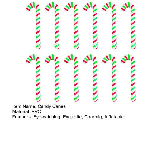 Candy Canes Balloons for Christmas Decorations Large Candy Sticks