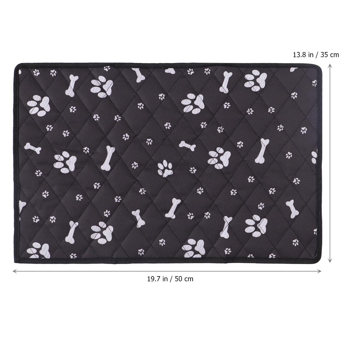 

Dog Car Seat Cover 1 Piece Heavy Duty Pet Automobile Pad Slip Resistant Surface Convenient Clean Fast Drying Simple Yet Useful чёрный