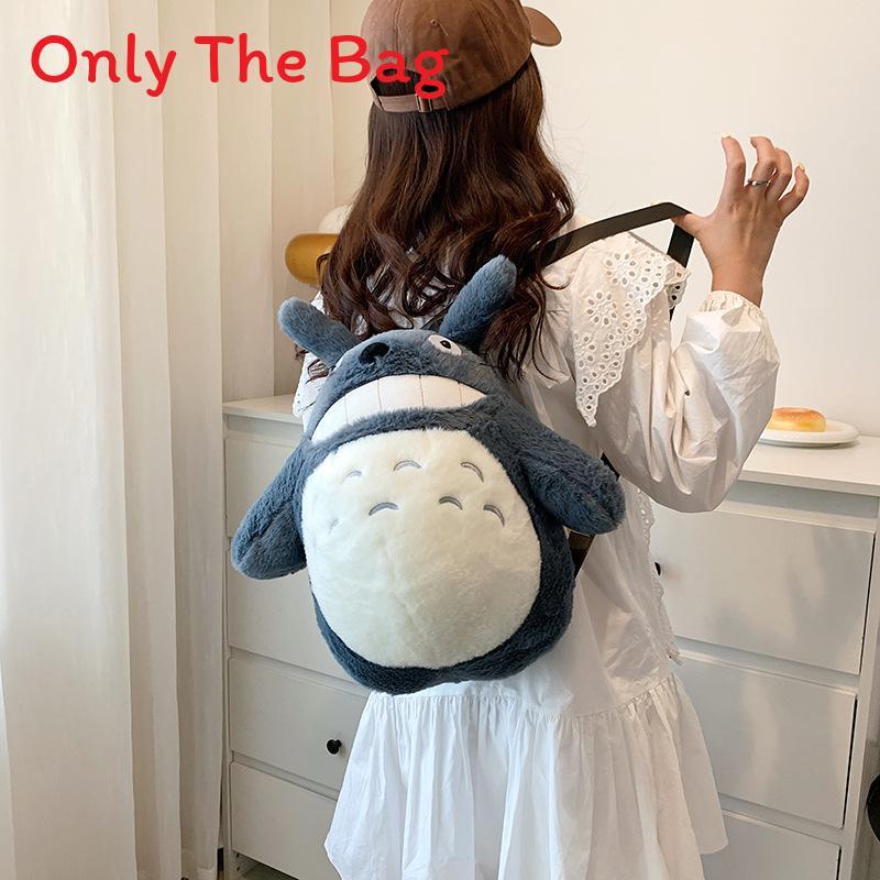 Pikachu Plush Animal Bag For Kids Street Style Soft Material With Zipper Closure For Casual Use