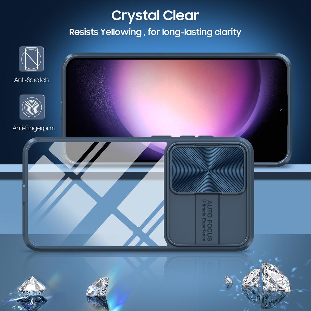 For Samsung Galaxy S25 Case TPU + PC Clear Phone Cover