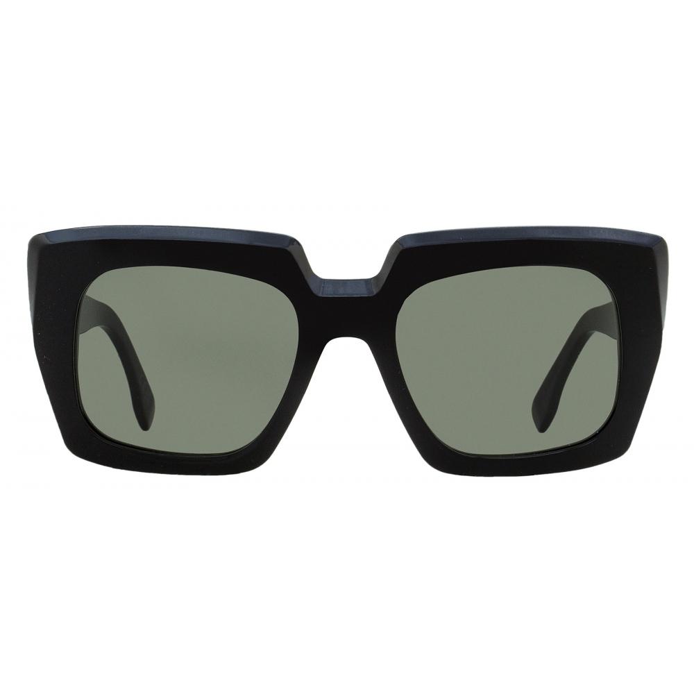 Retrosuperfuture Unisex Oversize Sunglasses Piscina Bkk Black 54mm Bkk