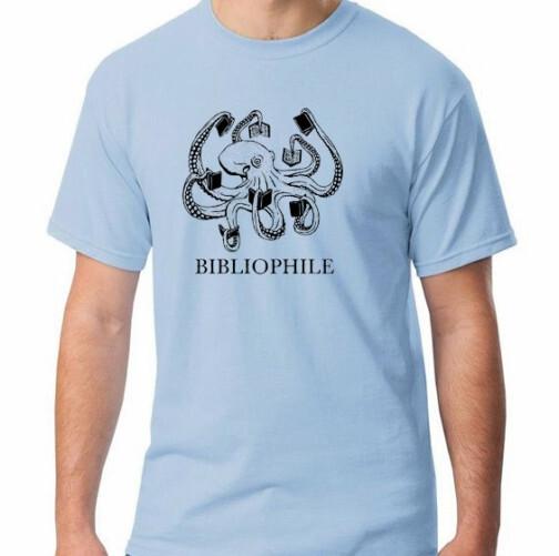 

Bibliophile T Shirt Octopus Squid Kraken Bookworm Reading The Boys TV Show GT265 L