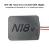 M18 18V Battery Converter Adapter Converter Compatible with Milwaukee M18 18V Series Lithium
