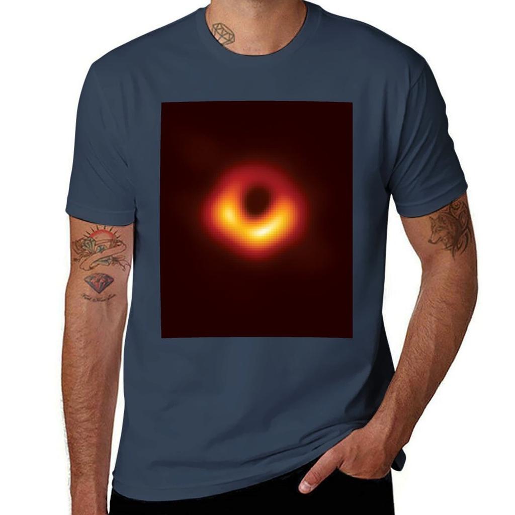 Black Hole Tshirt Big Size Simple Tshirt