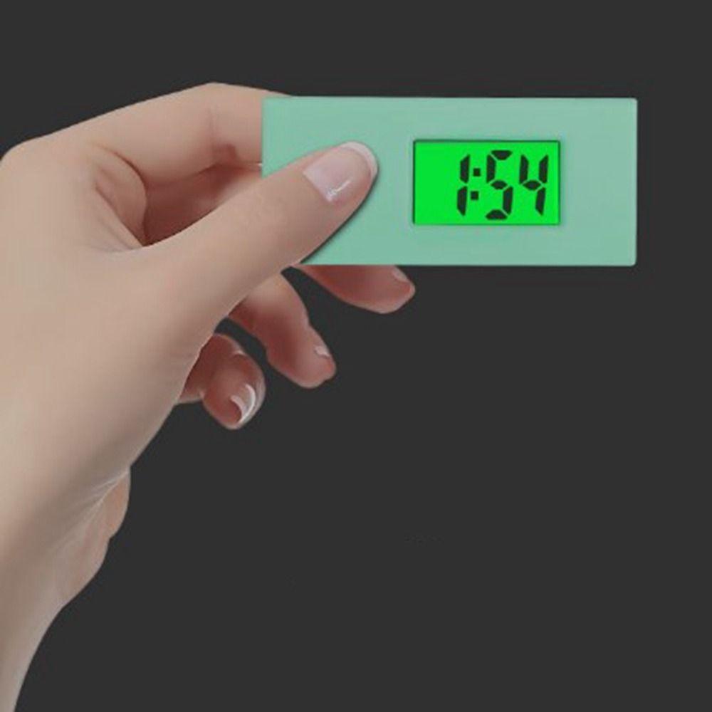 Mini Digital Clock Hanging Keychain Anti-fall Desk LED Digital Clock  Backpack Accessories