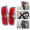 Waterproof Bicycles Rear Seats Reflective Taillight Cycling Rear Reflector Tail Light Luggage Rack Mounted Bike Light
