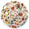 50 Warm Christmas Cartoon Graffiti Stickers Warm Atmosphere Candles Diy Luggage Notebook Stickers