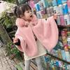 Mantello Bambina Inverno Neonato Toddler Bambino Principessa con Cappuccio Pelliccia Capo Esterno Caldo