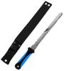Insulation Knife & Sod Cutter Knife, Stainless Steel Sharp Double Sided Blade Insulation Knife with Nylon Sheath Duct Knife Tool