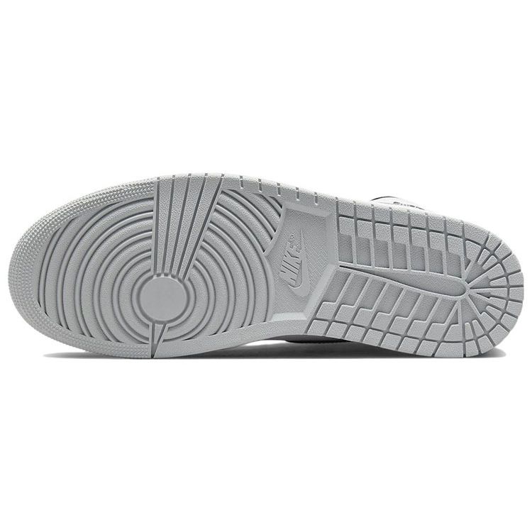 Air Jordan 1 Retro High OG Stage Haze Unisex Sneakers Grey White Black 555088-108