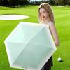 Mini Flat 6 Fold Pocket Umbrella UPF 50 Plus UV Protection Gradient Color Compact Travel Parasol Lightweight Windproof