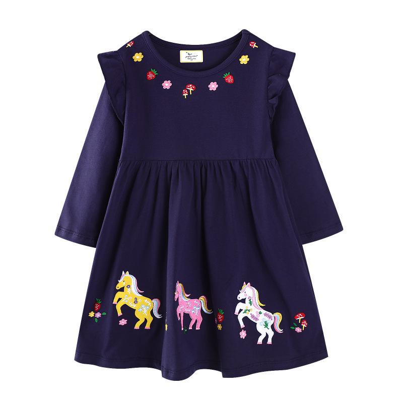 Autumn Long Sleeve Princess Dress for Girls - European & American Style