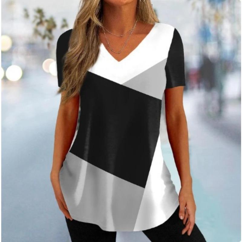 Summer T-shirt Hip Hop Digital 3D Printed Women's Street Short Sleeved Sports T-shirts Top